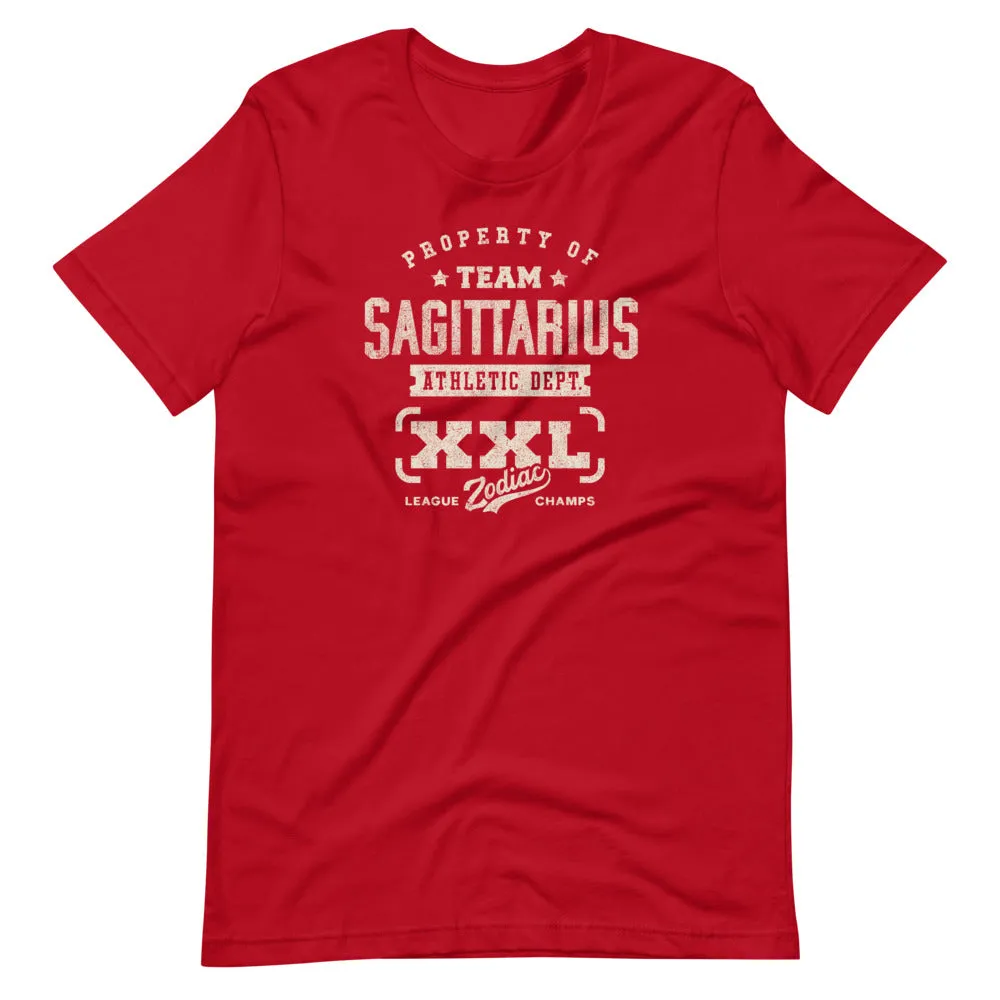 Zodiac Sagittarius Athletic Dept. Short-Sleeve Unisex T-Shirt