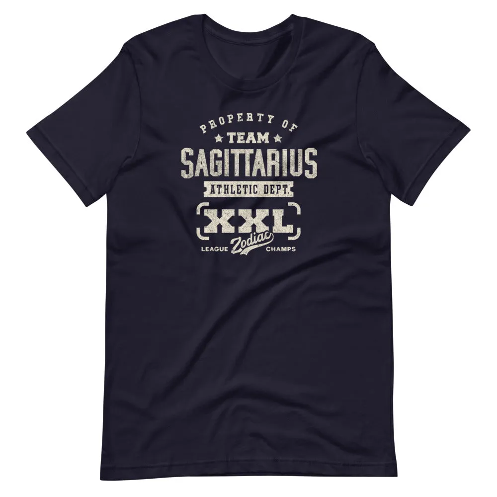 Zodiac Sagittarius Athletic Dept. Short-Sleeve Unisex T-Shirt