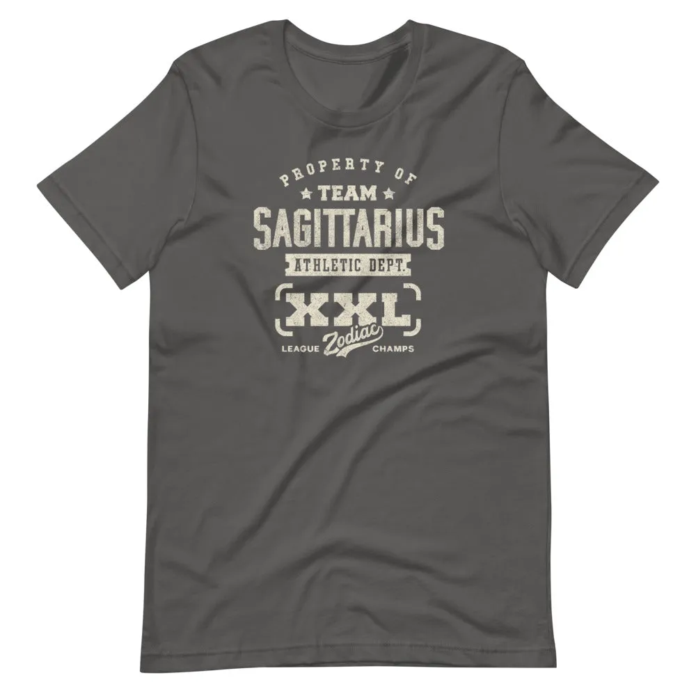 Zodiac Sagittarius Athletic Dept. Short-Sleeve Unisex T-Shirt