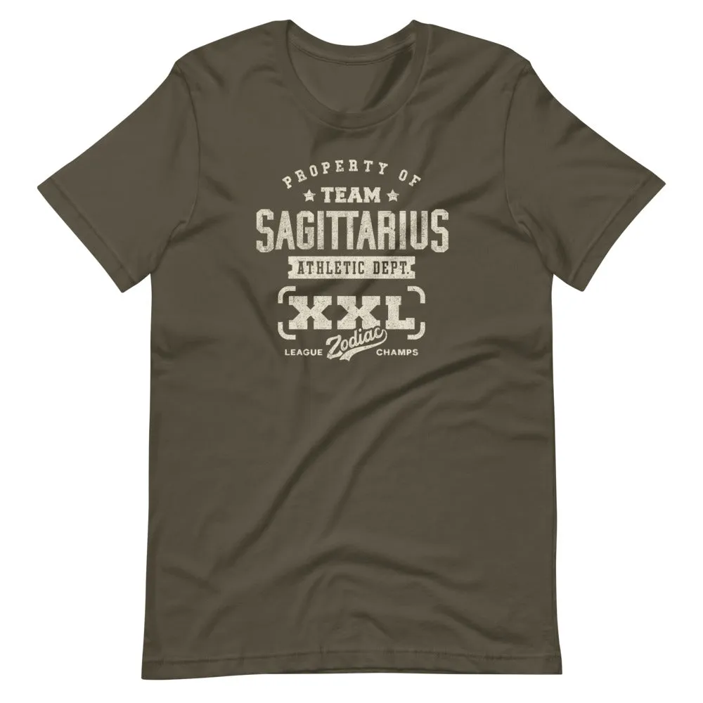 Zodiac Sagittarius Athletic Dept. Short-Sleeve Unisex T-Shirt