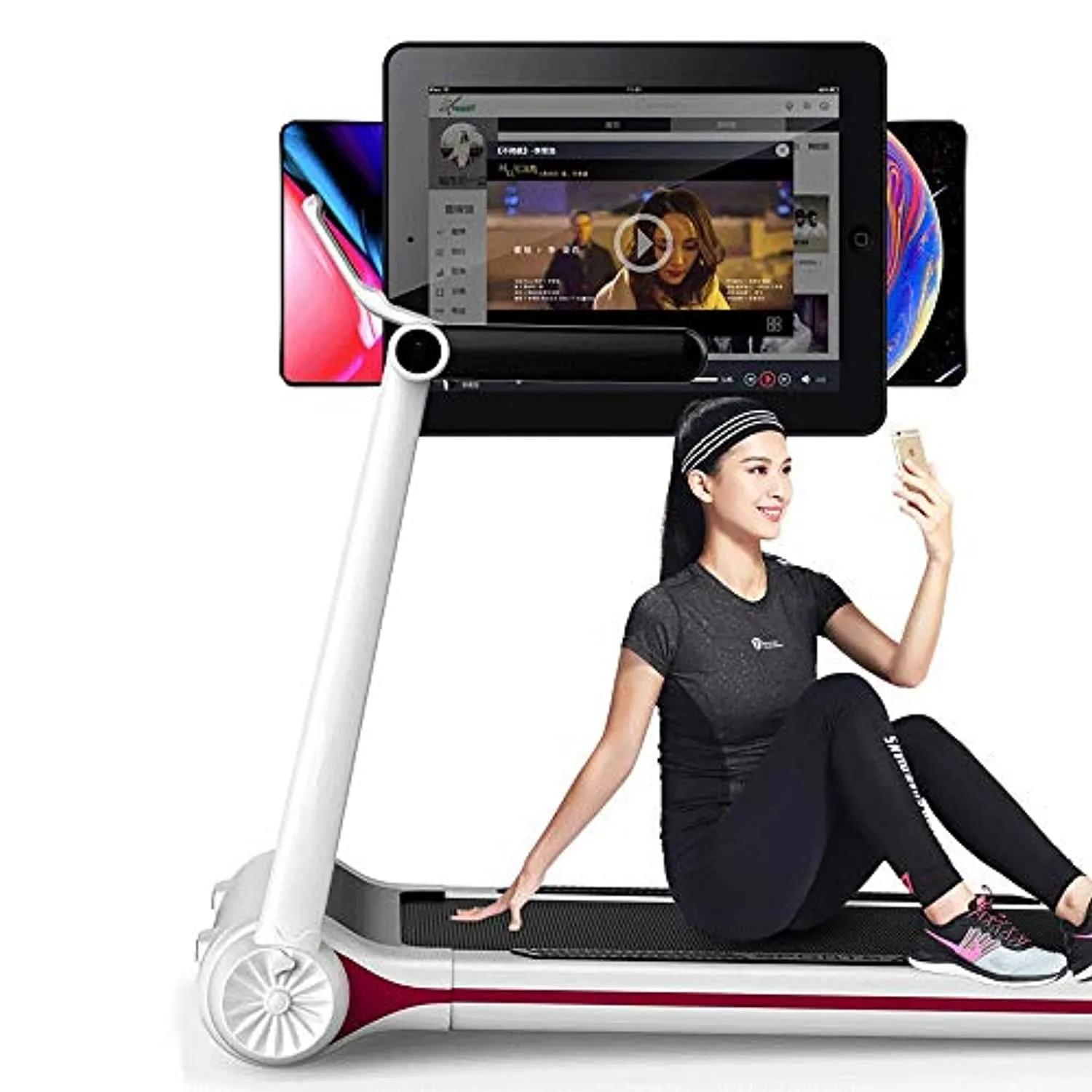 Zzfni Treadmill Home Electric Treadmill Slim Mini Walking Machine Fitness Equipment Folding Home Treadmill Foldable Treadmill